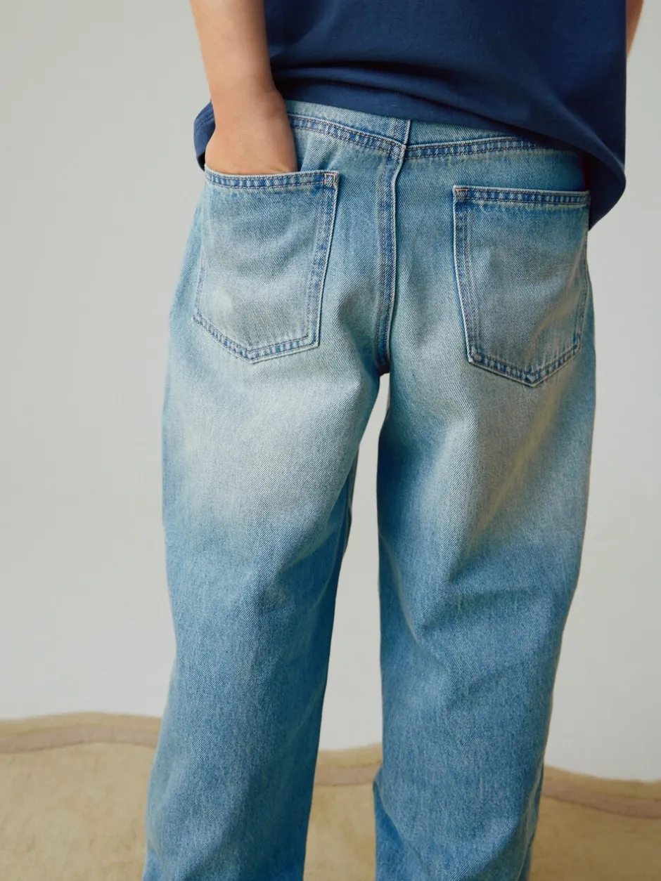 Jeans|Next - Authentieke jeans (3-16jr) Blauwe tint