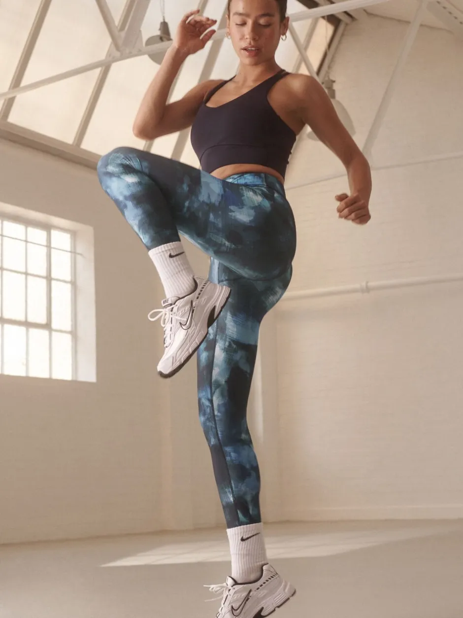 Sportkleding|Leggings En Joggingbroeken*Next Blauwe verfPrint - Power Active sportlegging
