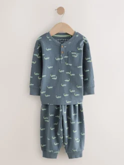 Pyjama's|Nachtkleding En Pyjama's|Next Blauw/ecru - Verpakking van 3 oversized pyjama's 3 (9mnd -10jr)