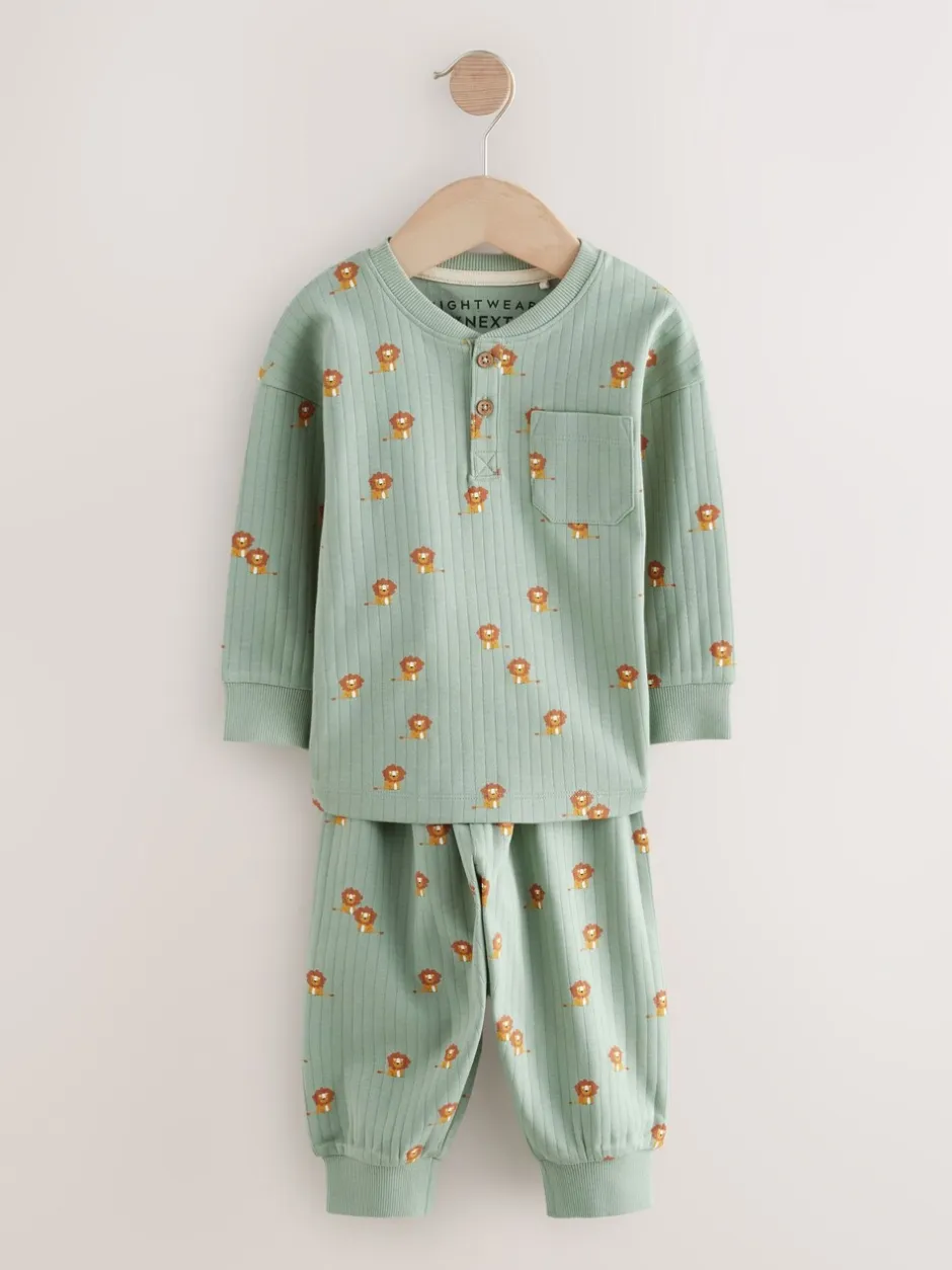 Pyjama's|Nachtkleding En Pyjama's|Next Blauw/ecru - Verpakking van 3 oversized pyjama's 3 (9mnd -10jr)