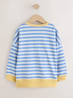 Sweaters En Hoody´S|Next - Sweatshirt (3 - 16 jr) Blauw/geel
