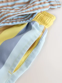 Badkleding|Badkleding*Next Blauw/geel - Swim Shorts 2 Pack (3mths-7yrs)