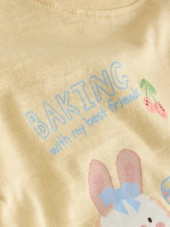 Shorts En Rokken*Next Blauw/geel - Top & Shorts Set 2 Pack (3mths-7yrs)
