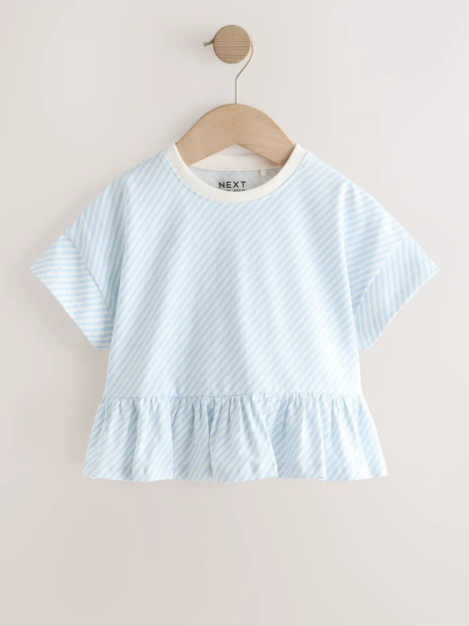 Tops|T-Shirts|Next Blauw/geel - T-Shirts 4 Pack (3mths-7yrs)