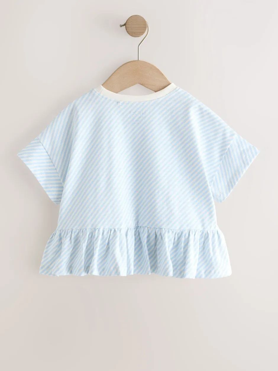 Tops|T-Shirts|Next Blauw/geel - T-Shirts 4 Pack (3mths-7yrs)