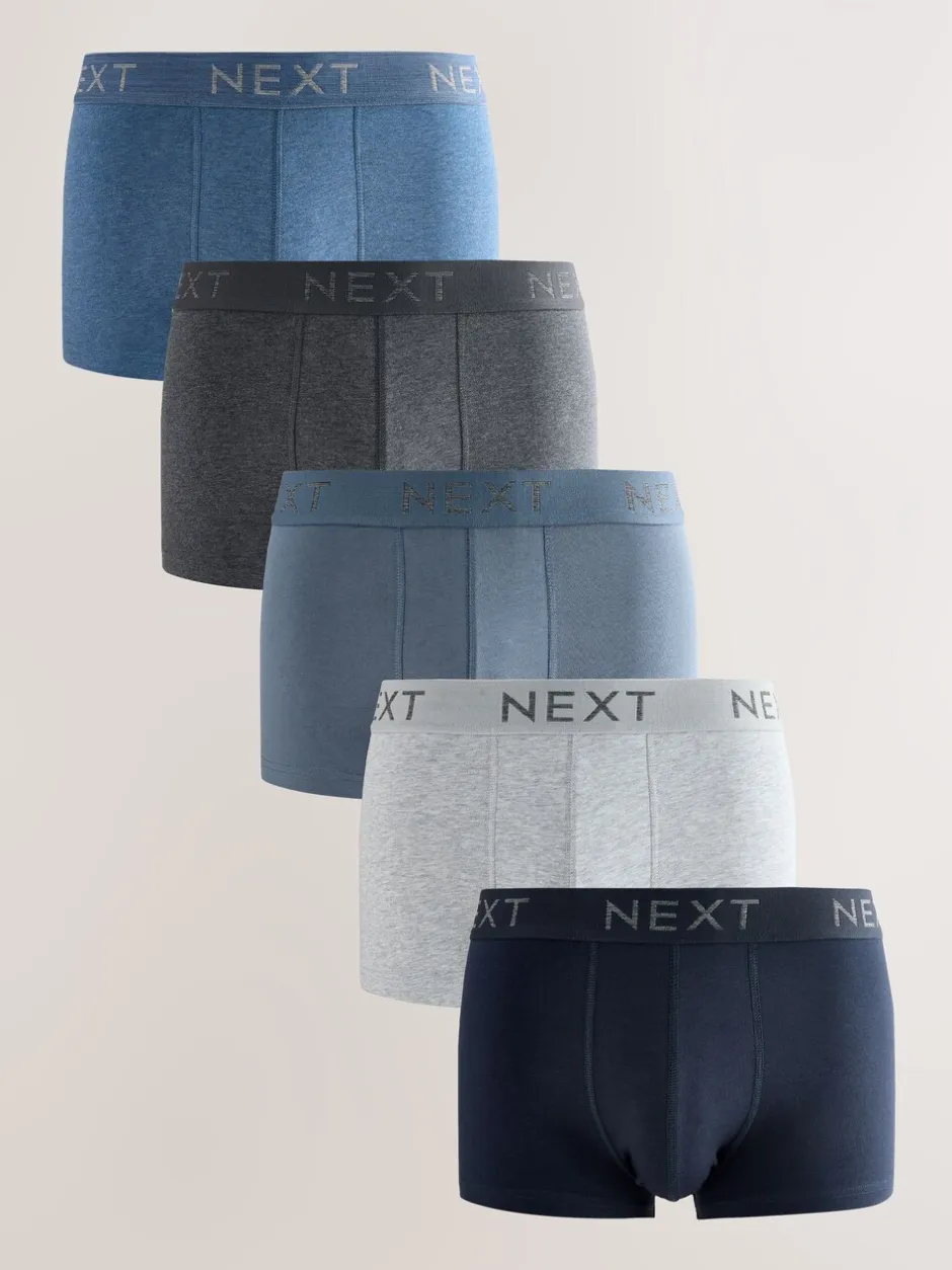 Ondergoed|Ondergoed*Next Blauw/grijs - 5 Hipsterboxershorts