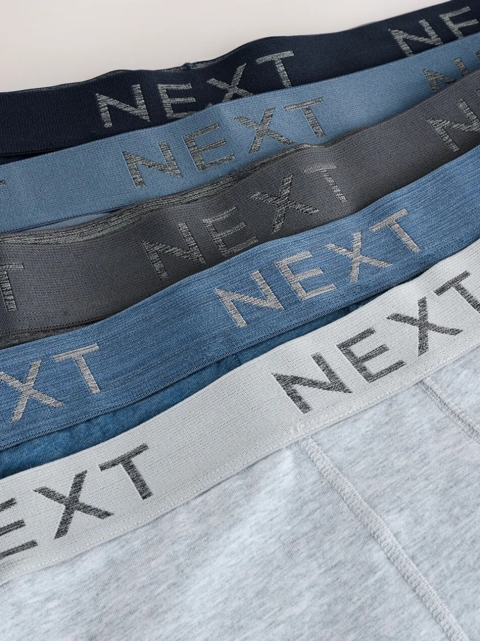 Ondergoed|Ondergoed*Next Blauw/grijs - 5 Hipsterboxershorts