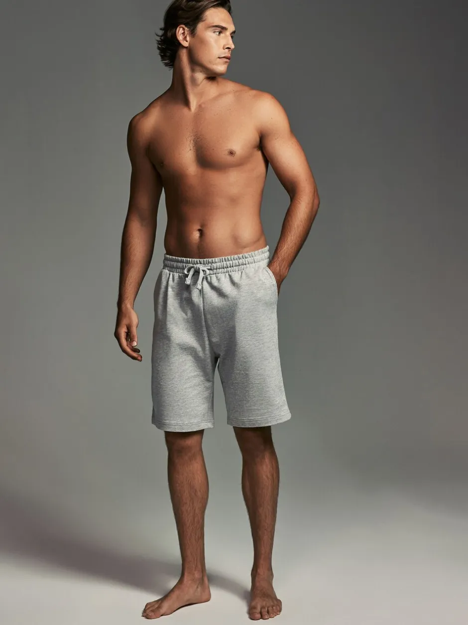 Loungewear|Shorts|Next - Loopback Soft Touch 2 Pack Jogger Shorts Blauw/grijs