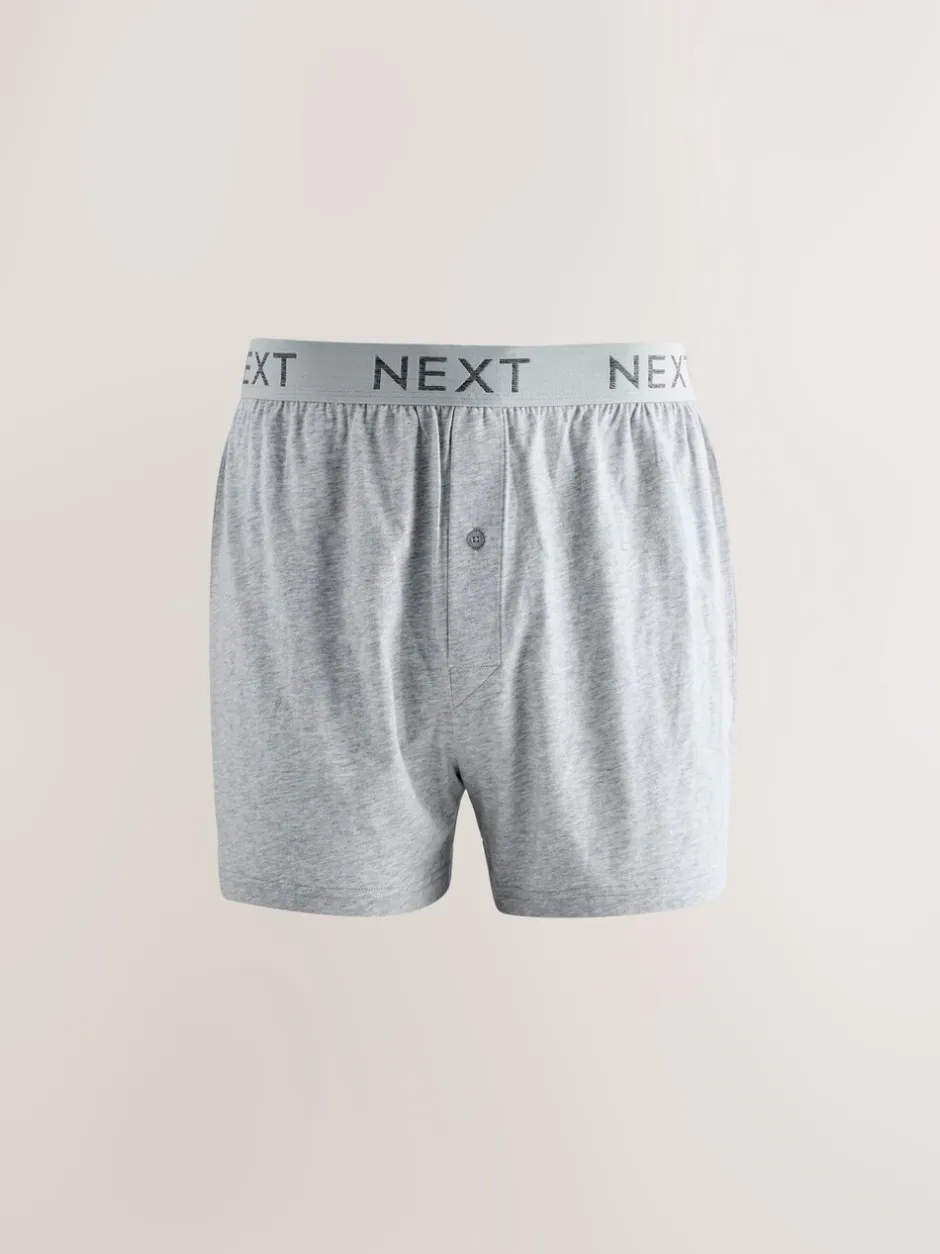 Ondergoed|Ondergoed|Next - Losse Boxer 5 set Blauw/grijs