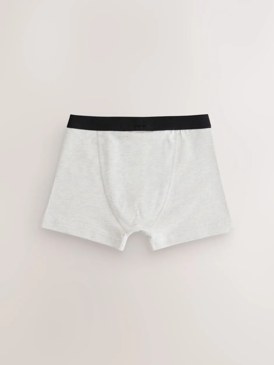 Ondergoed|Next - Set van 10 boxershorts met zachte tailleband (2-16 jr) Blauw/grijs