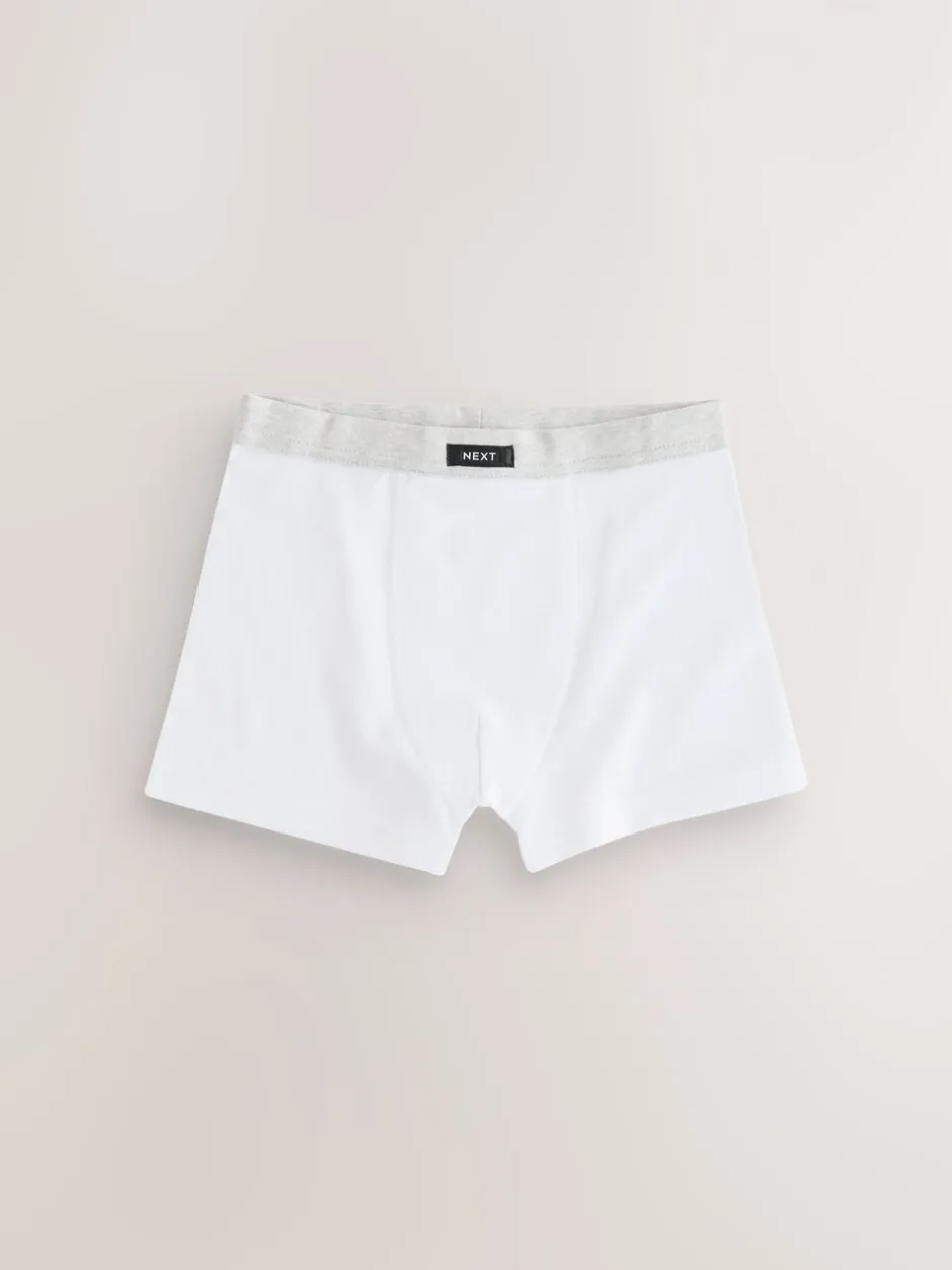 Ondergoed|Next - Set van 10 boxershorts met zachte tailleband (2-16 jr) Blauw/grijs