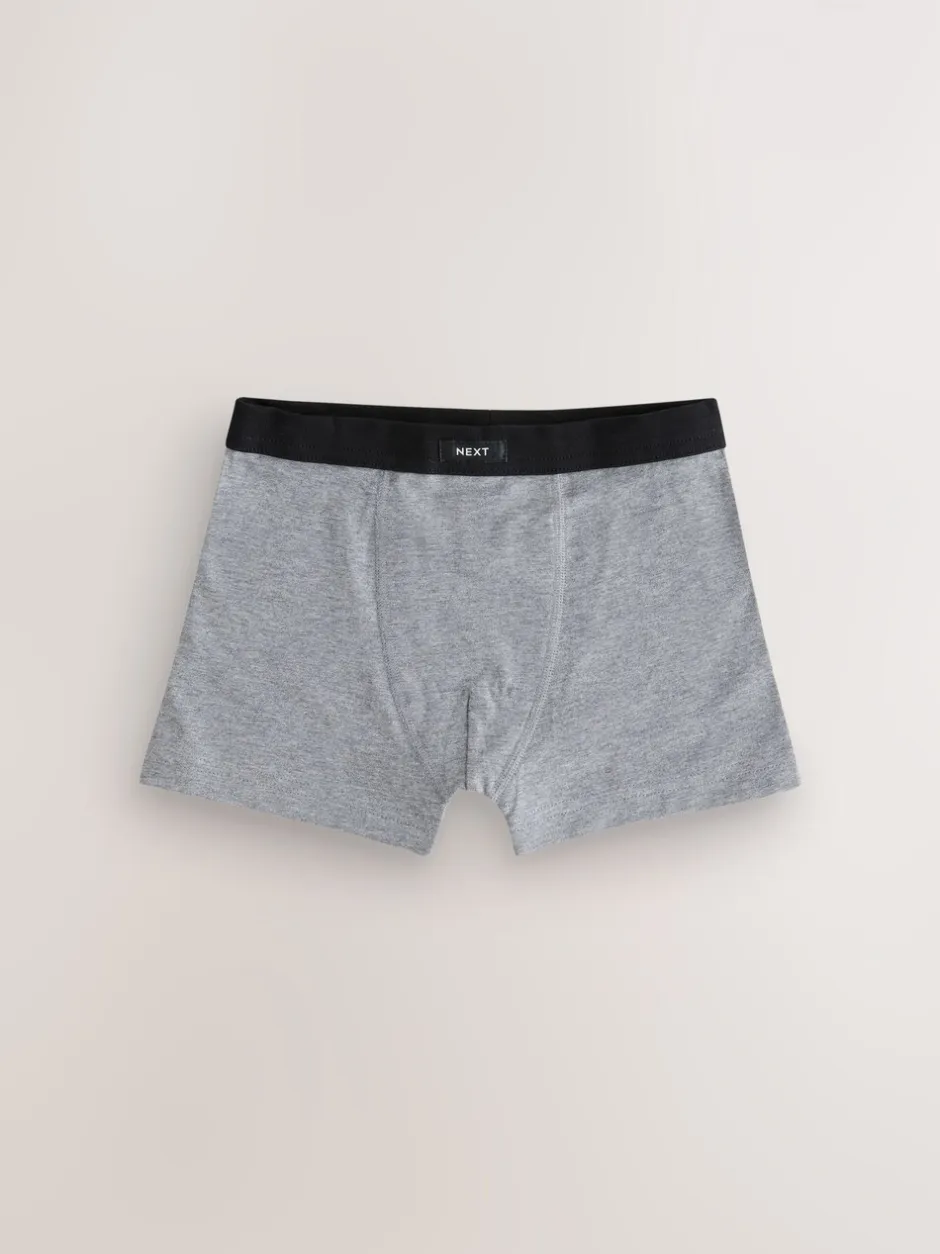 Ondergoed|Next - Set van 10 boxershorts met zachte tailleband (2-16 jr) Blauw/grijs