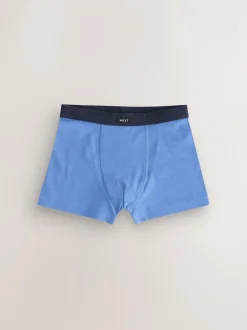 Ondergoed|Next - Set van 10 boxershorts met zachte tailleband (2-16 jr) Blauw/grijs
