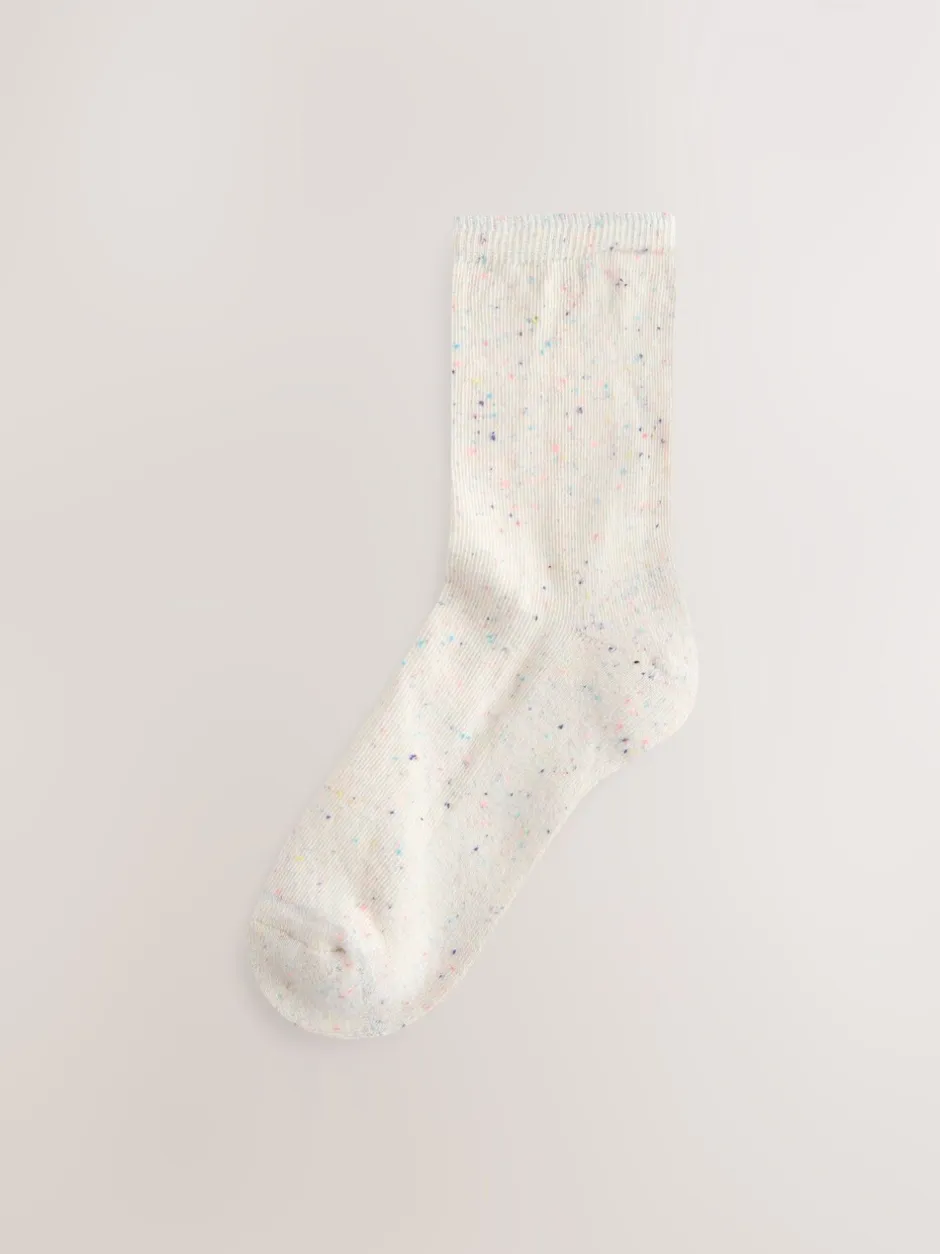 Sokken En Panty's*Next - Set van 4 paar sokken met kussenzool Blauw/grijs