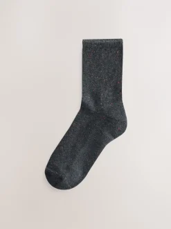Sokken En Panty's*Next - Set van 4 paar sokken met kussenzool Blauw/grijs