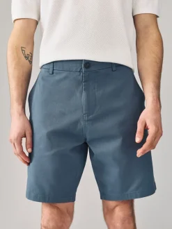 Shorts*Next - Straight fit - Set van 2 chinoshorts met stretch Blauw/grijs