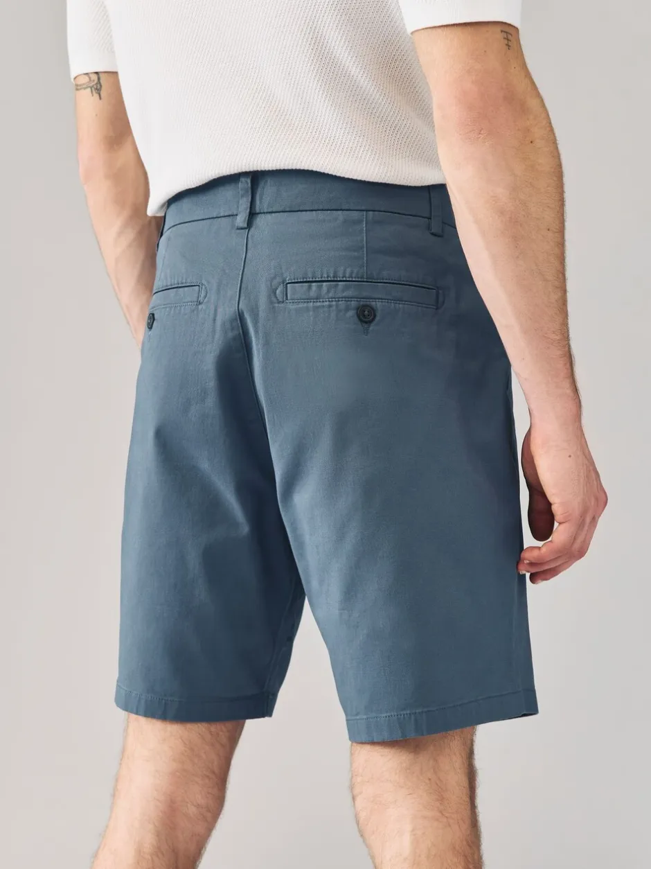 Shorts*Next - Straight fit - Set van 2 chinoshorts met stretch Blauw/grijs
