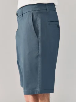Shorts*Next - Straight fit - Set van 2 chinoshorts met stretch Blauw/grijs