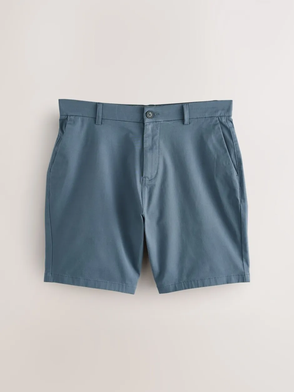 Shorts*Next - Straight fit - Set van 2 chinoshorts met stretch Blauw/grijs