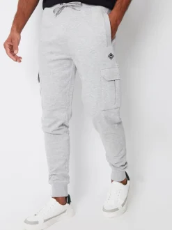 Joggingbroeken*Threadbare - joggingbroek in cargostijl 2 stuks Blauw/grijs