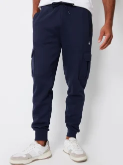 Joggingbroeken*Threadbare - joggingbroek in cargostijl 2 stuks Blauw/grijs