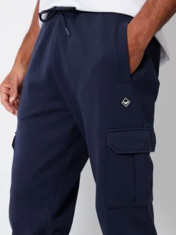 Joggingbroeken*Threadbare - joggingbroek in cargostijl 2 stuks Blauw/grijs