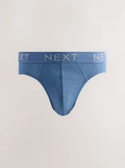 Ondergoed|Ondergoed*Next - Verpakking van 5 - Katoenrijke slips Blauw/grijs