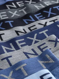 Multipacks|Ondergoed*Next Blauw/grijs - Verpakking van 10 trunks (1,5-16jr)