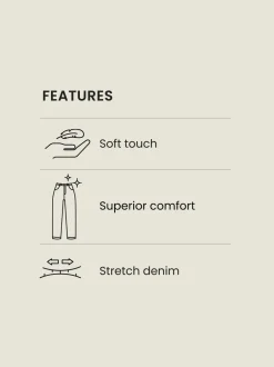 Jeans*Next Blauwgrijs vintage - Slim Fit - Comfortabele stretchjeans