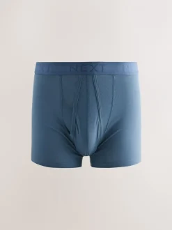 Ondergoed|Ondergoed*Next - Verpakking van 5 - Boxershorts met A-voorkant Blauw/grijs/ecru/rood/zwart
