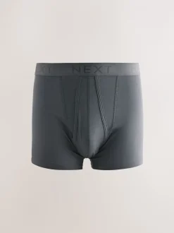 Ondergoed|Ondergoed*Next - Verpakking van 5 - Boxershorts met A-voorkant Blauw/grijs/ecru/rood/zwart