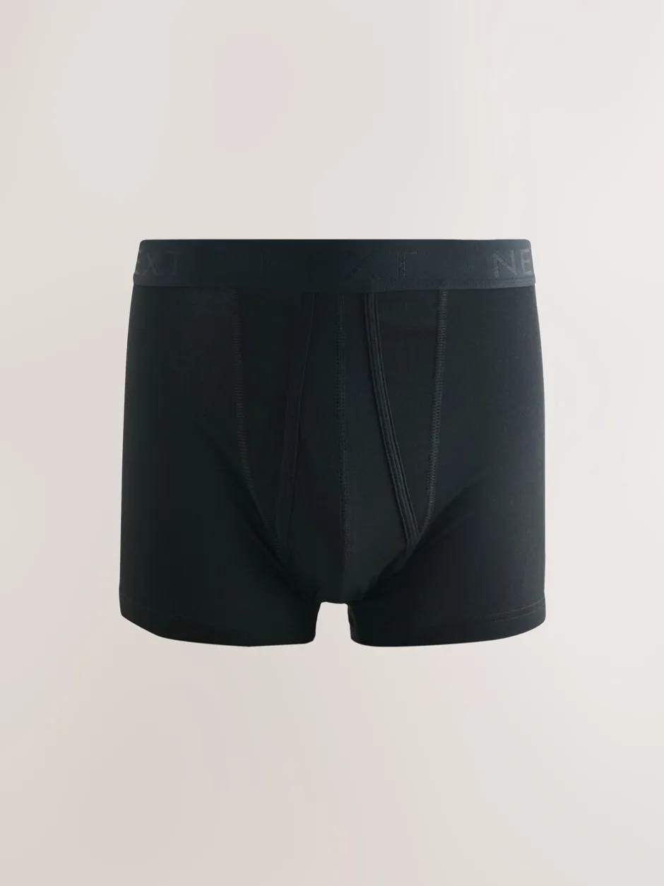 Ondergoed|Ondergoed*Next - Verpakking van 5 - Boxershorts met A-voorkant Blauw/grijs/ecru/rood/zwart