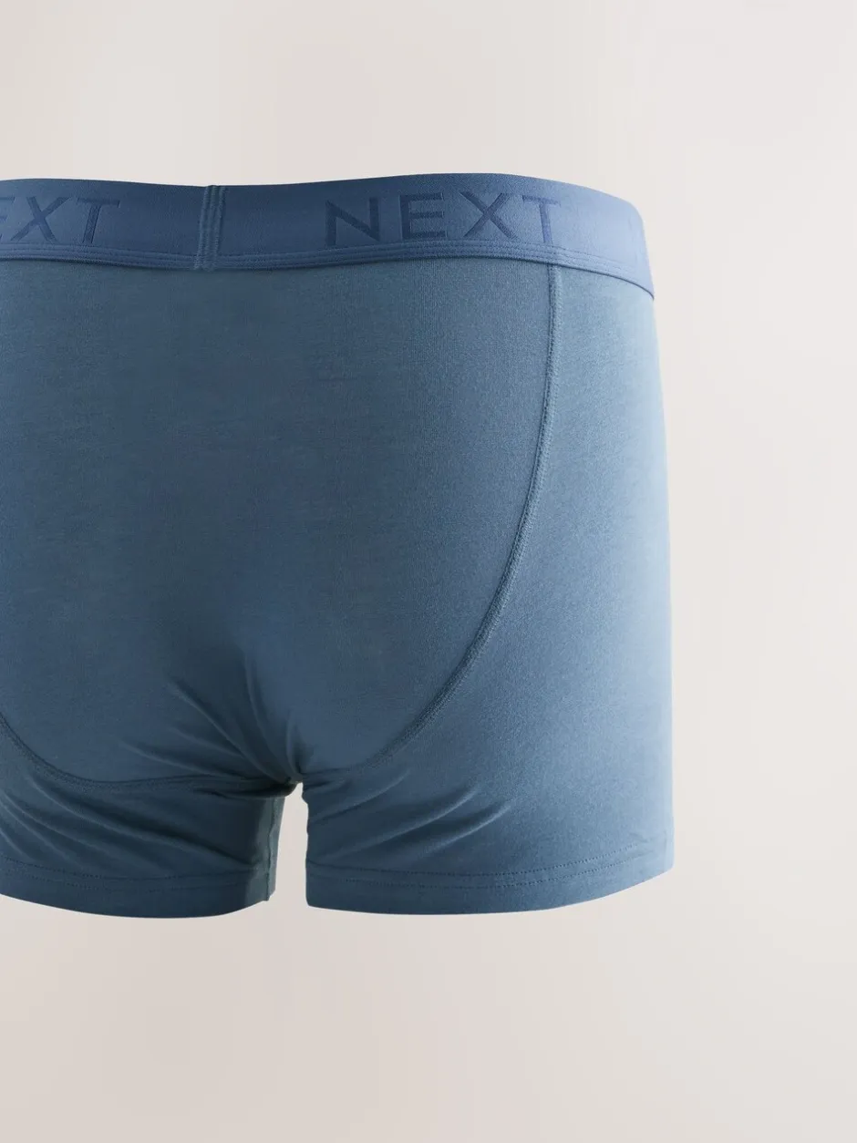 Ondergoed|Ondergoed*Next - Verpakking van 5 - Boxershorts met A-voorkant Blauw/grijs/ecru/rood/zwart