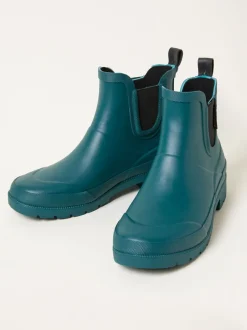Laarzen*Fat Face - FatFace Rubber Ankle Welly Blauwgroen