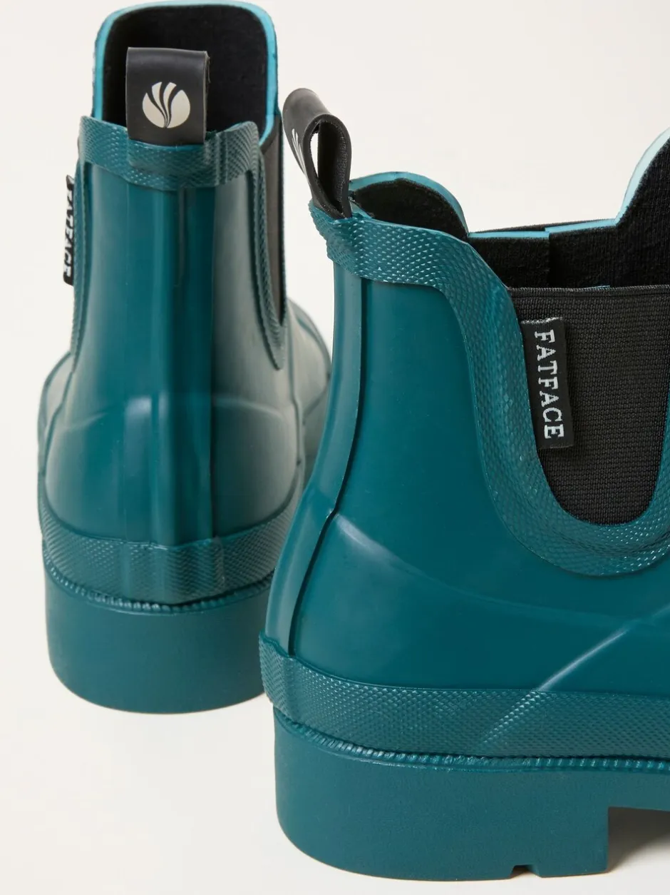 Laarzen*Fat Face - FatFace Rubber Ankle Welly Blauwgroen