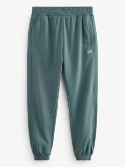Leggings En Joggingbroeken*self. Blauwgroen - Joggingbroek met banden