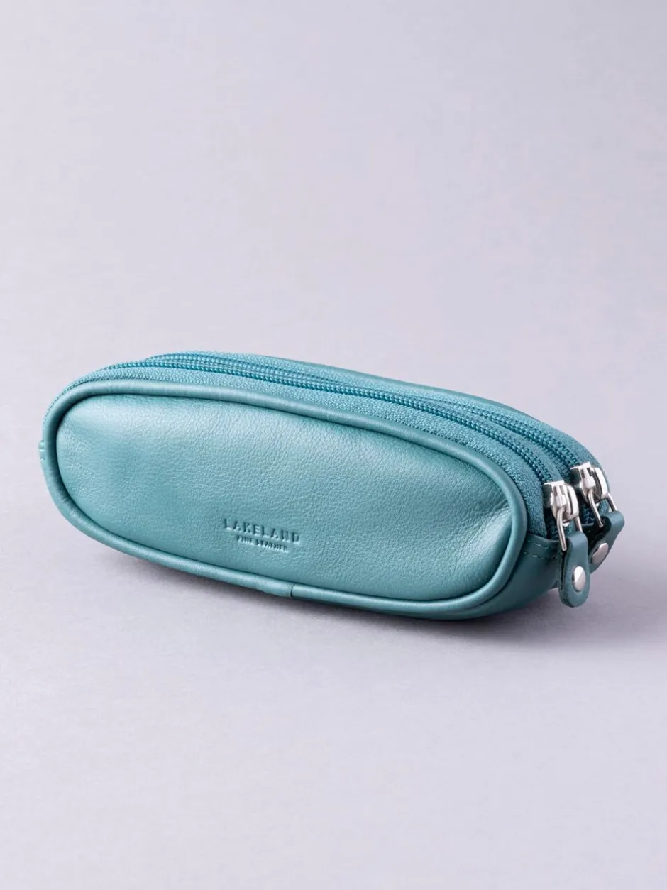 Zonnebril|Lakeland Leather Blauwgroen - dubbele brillenkoker