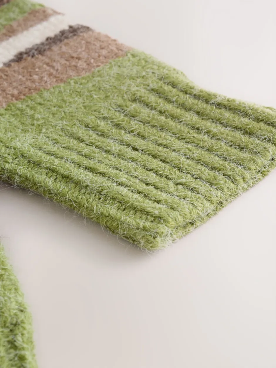 Gebreide Kleding|Next Blauw/Groen - Landscape Scene Zip Cardigan