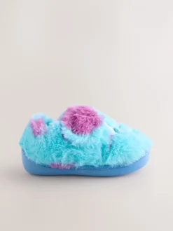 Pantoffels|Next Blauw/Groen - Monsters Inc Fluffy Cupsole Slippers