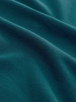 Poloshirts*Next Blauwgroen - Normale Pasvorm - Piqué poloshirt met korte mouwen