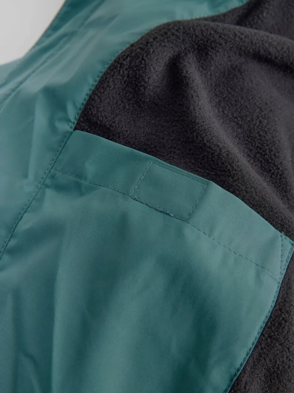Schoolkleding|Jassen En Jacks|Next Blauwgroen - Regenbestendige gewatteerde jas met microfleece voering (3-17jr)