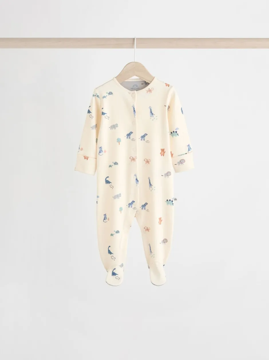 Multipacks|Babypakjes En Babypyjama's*Next Blauwgroen - Set van 5 baby-pyjama's met patroon (0-2jr)