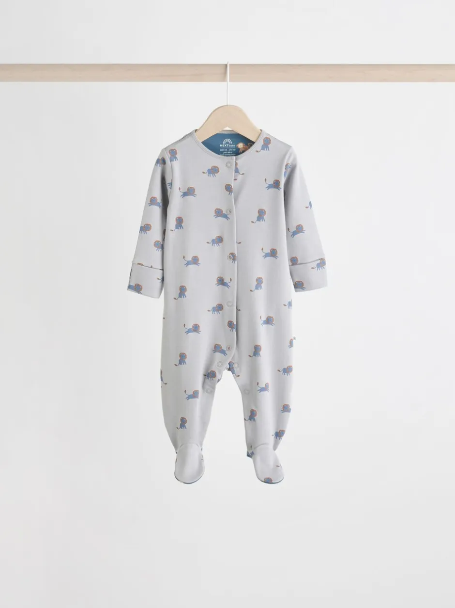 Multipacks|Babypakjes En Babypyjama's*Next Blauwgroen - Set van 5 baby-pyjama's met patroon (0-2jr)