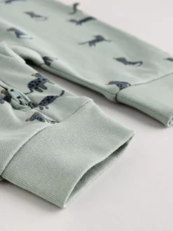 Multipacks|Babypakjes En Babypyjama's*Next Blauwgroen - Verpakking van 3 baby-pyjama's met rits en print (0mnd -3jr)