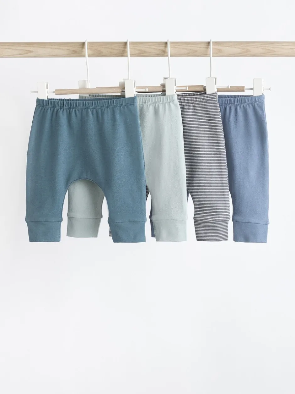 Multipacks|Next - Verpakking van 4 babyleggings (0 mnd -3 jr) Blauwgroen