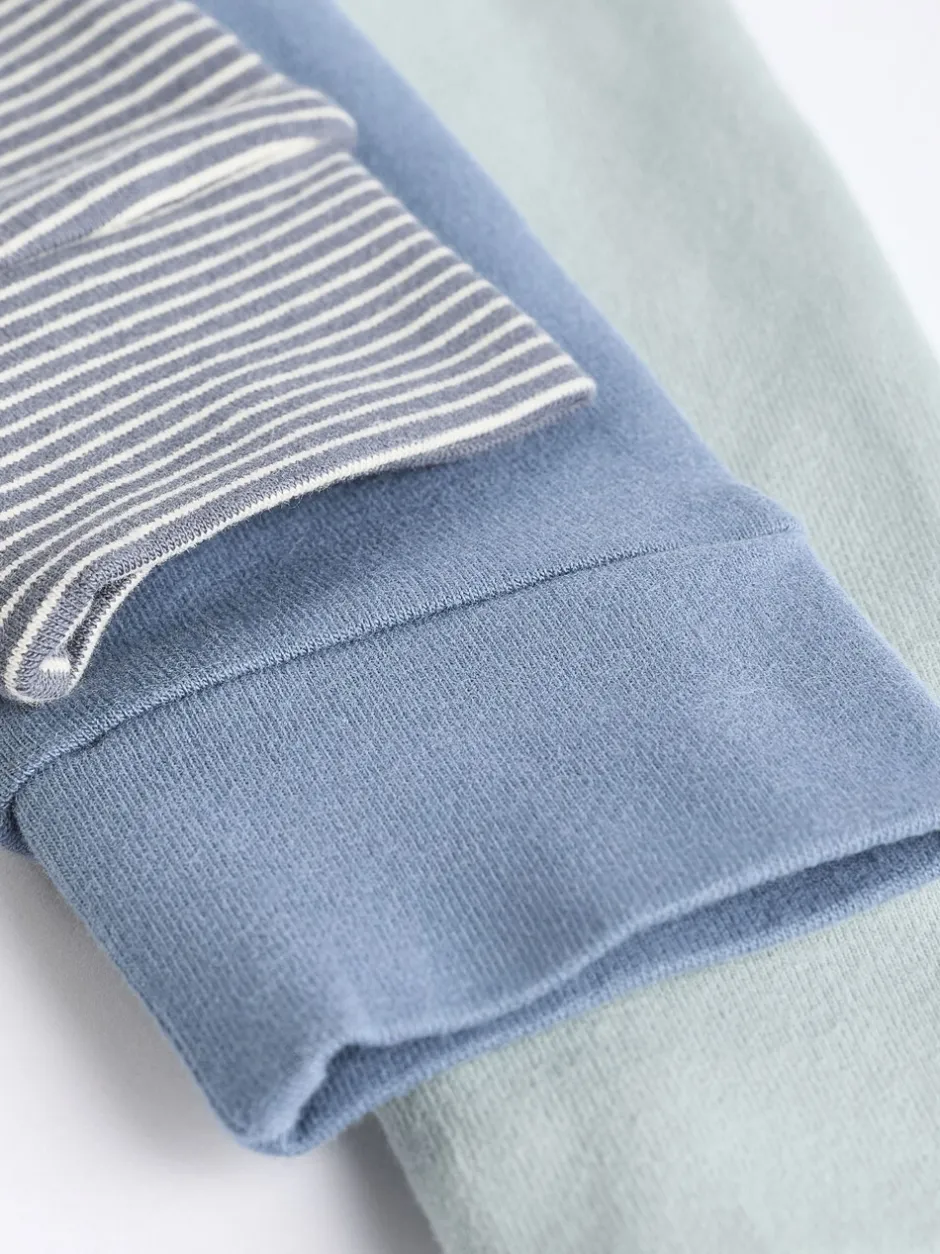 Multipacks|Next - Verpakking van 4 babyleggings (0 mnd -3 jr) Blauwgroen