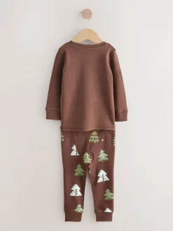 Nachtkleding En Pyjama's|Pyjama's*Next - Verpakking van 3 knusse pyjama's (9 mnd-8 jr) Blauwgroen/ecru Animal