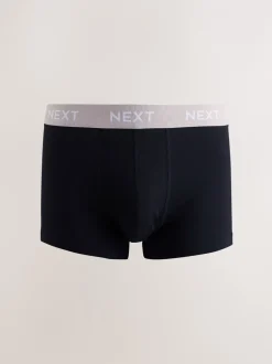 Ondergoed|Ondergoed*Next Blauw/groen/gele tailleband - Hipster boxers van katoenrijke mix