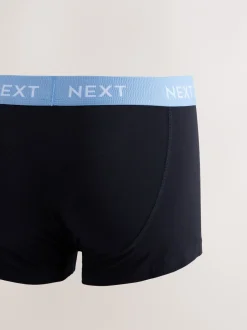 Ondergoed|Ondergoed*Next Blauw/groen/gele tailleband - Hipster boxers van katoenrijke mix