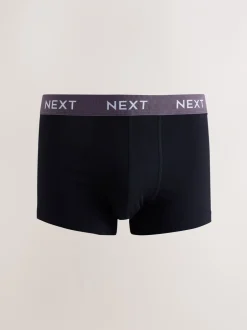 Ondergoed|Ondergoed*Next Blauw/groen/gele tailleband - Hipster boxers van katoenrijke mix